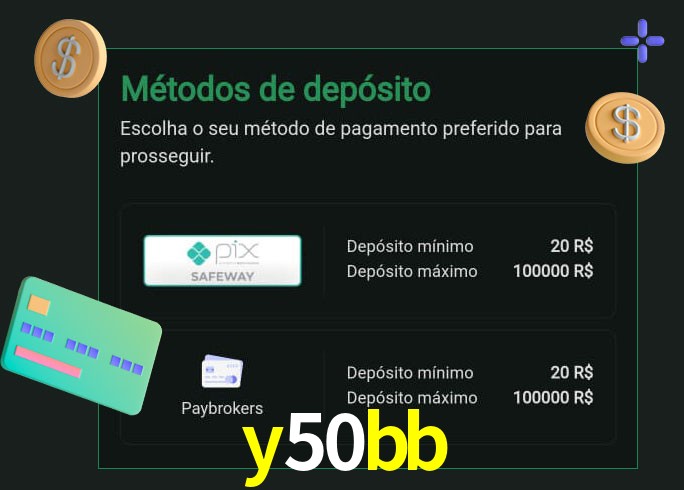 O cassino y50bb oferece uma grande variedade de métodos de pagamento